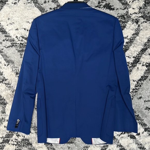Express Blue Blazer Fitted - Picture 2 of 7